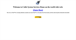 Desktop Screenshot of cablesystemservices.com